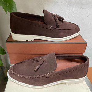 Loro Piana men's sailing shoes moccasin shoes
